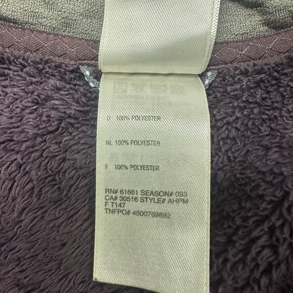 The North Face Purple Womens Small 1/4 Zip Mock Neck Soft Fleece Pullover Jacket - Picture 5 of 8